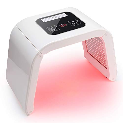 2 tipos 4 Color LED luz belleza lámpara tratamiento del acné rajeunissement de la piel Machin