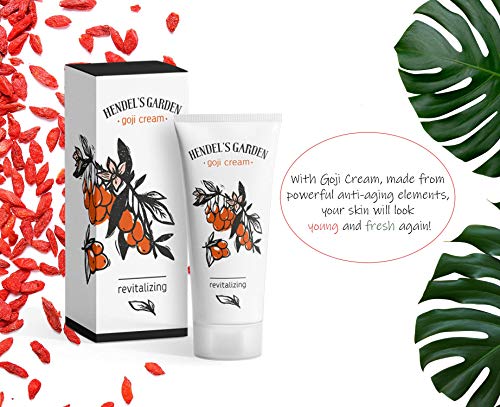 3 Tubes Hendel's Garden 50 ml. Goji cream Wrinkle free Acne Day and Night Cream by Hendels garden