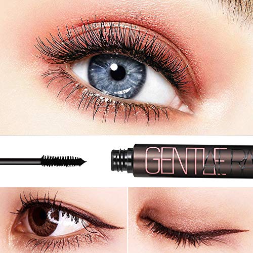 4D Silk Fiber Eyelash Mascara, 4D Mascara, 4D Máscara de Pestañas de Fibra de Seda, Larga duración, sin arrugas, sin manchas, más larga, más gruesa, Negra