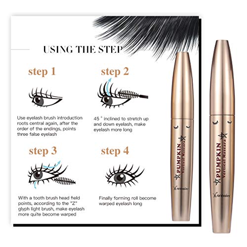 4D Silk Fiber Eyelash Mascara, 4D Mascara, 4d Silk Fiber Mascara, 4D Máscara de Pestañas de Fibra de Seda, Larga duración, sin arrugas, sin manchas, más larga, más gruesa