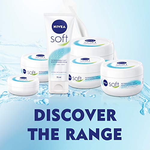 6x Nivea SOFT Moisturising Cream Tube 75ml by Nivea