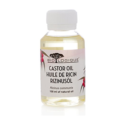 Aceite de ricino - Aceite pureza 100% prensado en frío - Estimula el crecimiento del cabello, las pestañas y las cejas, refuerza las uñas - con kit de aplicador de tratamiento - 100 ml