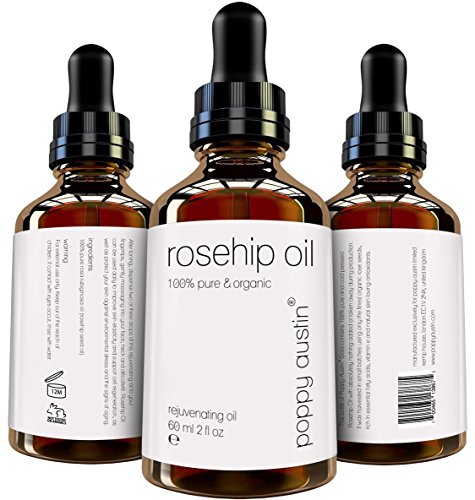 Aceite de Rosa Mosqueta - Vegano, Cruelty-Free, Orgánico, Puro y Prensado en Frío Semilla de Rosa Mosqueta - Para Suavizar e Hidratar Todo el Cuerpo - Mejor para Rostro, Piel Seca y de Acné, 60ml