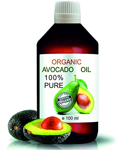 Aceite Ecológico de Aguacate 100 ml Comercio Justo 100% Natural Prensado en Frío Aceite de Masaje Vegetal 100% Natural