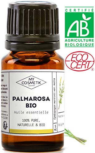 Aceite esencial de Palmarosa orgánico - MyCosmetik - 10 ml