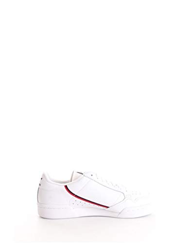 Adidas Continental 80, Zapatillas de Gimnasia para Hombre, Blanco (FTWR White/Scarlet/Collegiate Navy FTWR White/Scarlet/Collegiate Navy), 41 1/3 EU