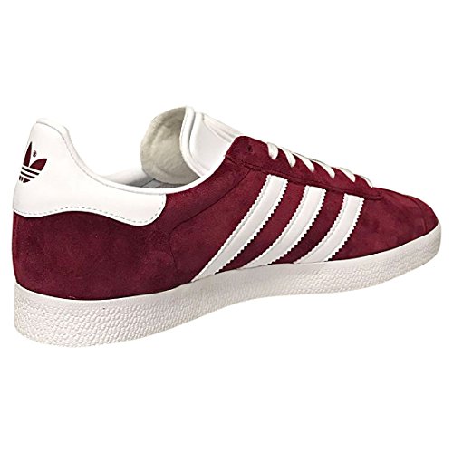 Adidas Gazelle, Zapatillas para Hombre, Rojo (Collegiate Burgundy/Footwear White/Footwear White 0), 42 EU