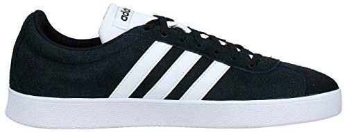 adidas VL Court 2.0, Zapatillas de Skateboard para Hombre, Negro (Core Black/FTWR White/FTWR White Core Black/FTWR White/FTWR White), 44 2/3 EU