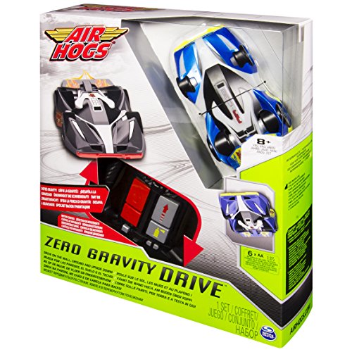 Air Hogs Zero Gravity Drive Motor eléctrico On-Road Racing Car - vehículos de Tierra por Radio Control (RC) (Listo para Usar, Motor eléctrico, On-Road Racing Car, Negro, Azul, AA, Caja)