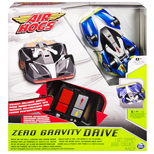 Air Hogs Zero Gravity Drive Motor eléctrico On-Road Racing Car - vehículos de Tierra por Radio Control (RC) (Listo para Usar, Motor eléctrico, On-Road Racing Car, Negro, Azul, AA, Caja)