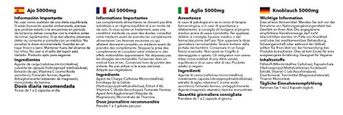 Ajo 5000mg - ¡Bote para un año! - Apto para veganos - 360 cápsulas - SimplySupplements