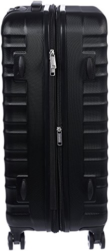 AmazonBasics - Maleta de viaje rígida giratoria - 68 cm, Negro