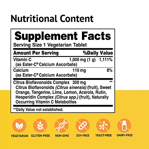 American salud Ester-C con cítricos bioflavonoids