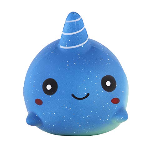 Anboor 3.5 "Squishies Slow Rising Kawaii Squishies Perfumado Suave para bebés Ballena para ni?os o Alivio del estrés