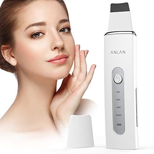 ANLAN Peeling Ultrasónico Facial Skin Scrubber con USB Recargable para Limpieza Facial, Cuidado Facial y Exfoliación Facial