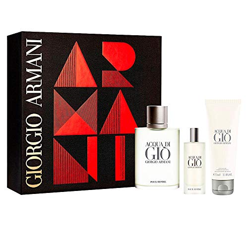 Armani Acqua Di Giò Pour Homme Lote 3 Pz (edt vapo 100 ml + edt vapo 15 ml + gel de ducha 75 ml)