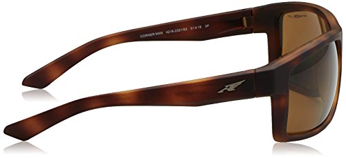 Arnette 4216 - Gafas de sol, Hombre, Marrón (FUZZY DARK HAVANA)