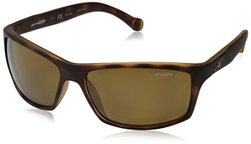 Arnette Boiler Gafas de Sol, Fuzzy Havana, 61 para Hombre