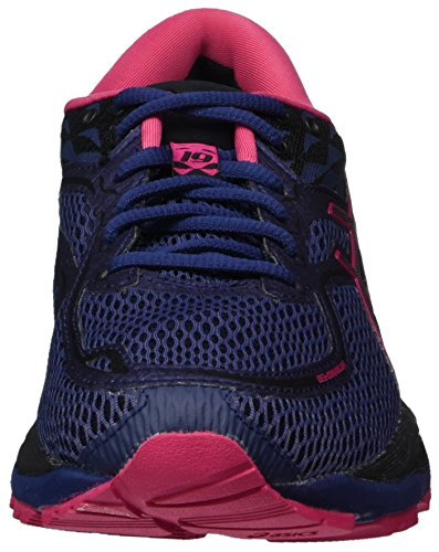 Asics Gel-Cumulus 19 G-TX, Zapatillas de Running para Mujer, Morado (Indigo Blue/Black/Cosmo Pink 4990), 37.5 EU