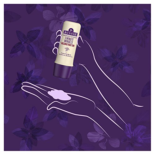 Aussie 3 Minute Miracle Reconstructor Tratamiento Intensivo, su Fórmula Reparadora Intensiva Suaviza y Revitaliza - 250 ml