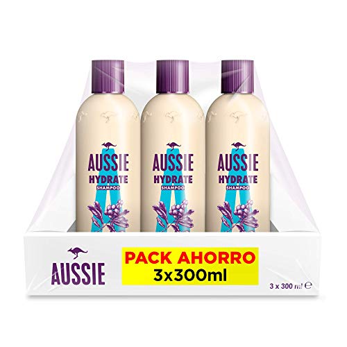 Aussie Hydrate Champú, Champú Hidratación 3 x 300 ml