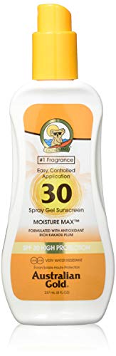 Australian Gold Spray Gel high protection, factor de protección solar 30