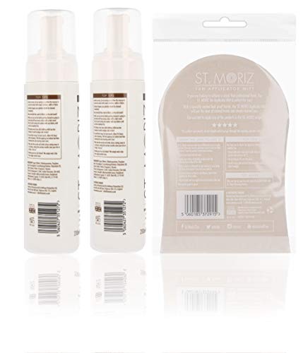 Autobronceador instantáneo St Moriz Mousse, 2 frascos de 200 ml