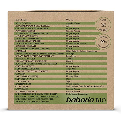 Babaria Bio Plastic Free Crema Facial Hidratante Dia 50 ml