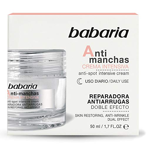 Babaria Crema Intensiva Antimanchas Noche Dobre Efecto Reparadora y Antiarrugas 50 ml