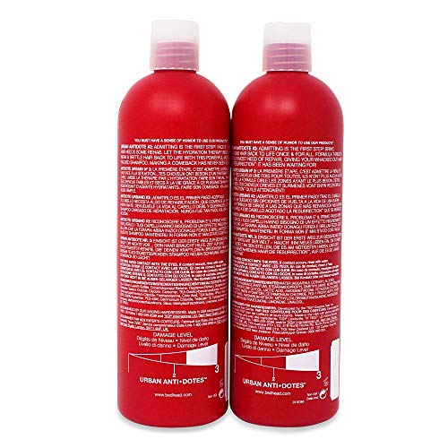 Bed Head by TIGI Champú y Acondicionador Rehabilitación 750 ml (Pack de 2)