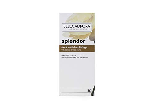 Bella Aurora Splendor Crema Facial Reafirmante Cuello y Escote Hidratante para Mujer Anti-Edad Tratamiento Anti-Arrugas para la Cara Sin Parabenos Día y Noche, 50 ml