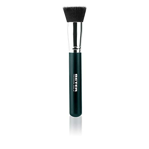 Beter Brocha Maquillaje Kabuki Plana Pelo Sintético 17 cm - 3 gr (22248)