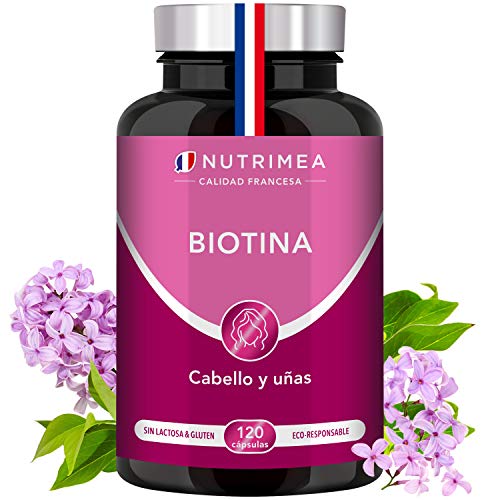 Biotina Zinc Selenio Semillas de Calabaza | Vitamina B Crecimiento y Fortalecimiento del Cabello Barba Uñas Piel | Para 4 Meses | Perdida Cabello Anticaida Pelo Hombre y Mujer | Biotin Natural Vegano