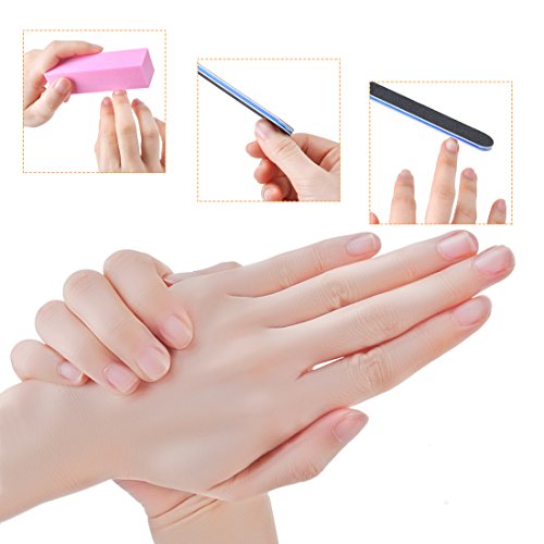 Biutee 10pcs limas para Uñas Profesional Nail Buffer Pulidor para Uñas de Gel para Uñas naturales y acrílicas