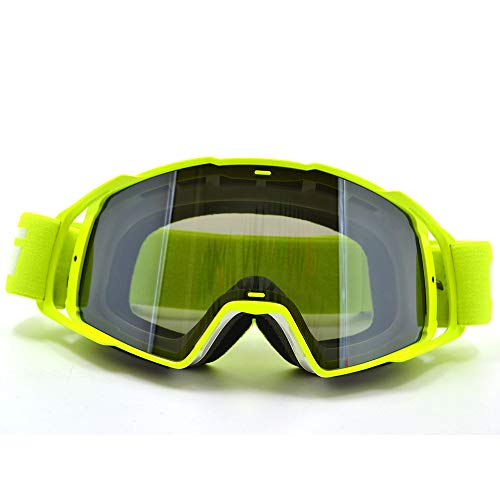 BJ Global - Gafas para motocicleta (lente transparente, para motocross, unisex)