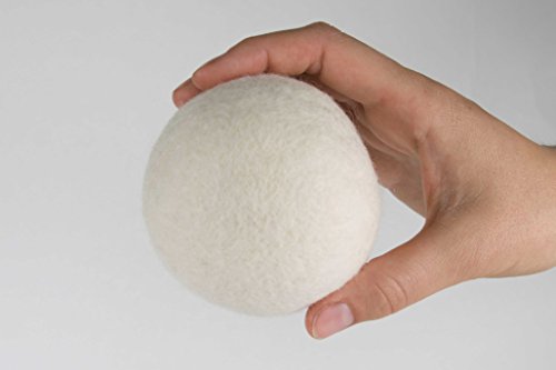 Bolas de secadora 8-Natur extragrandes XXL, paquete de 6: la alternativa natural a los productos químicos, hecha de lana merino 100 % pura