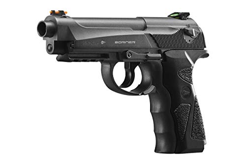 Borner Sport 306 | Pack Pistola de balines (perdigones Bolas de Acero BB's). Arma de Aire comprimido CO2 Tipo Beretta 92 Calibre 4,5mm (2.52 Julios)