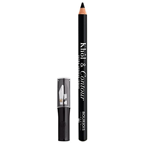 Bourjois Khol & Contour Lápiz de ojos, Tono 1 Noir-issime - 1.2 gr