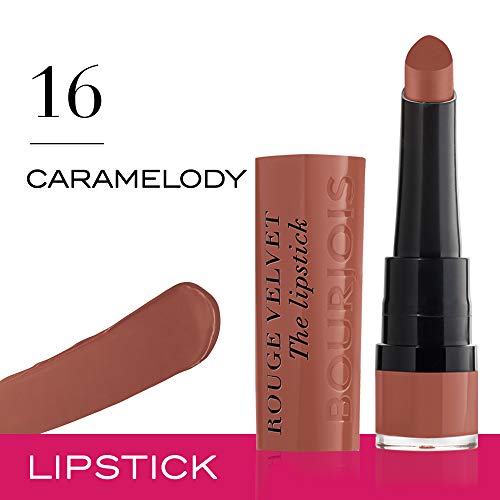 Bourjois Velvet The Lipstick Barra de Labios Tono 16 Caramelody - 2.4 gr.