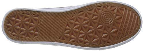 BRANDELIA Canvas de Lona Estilo Casual y Deportivo Zapatillas Unisex, Blanco, 40 EU