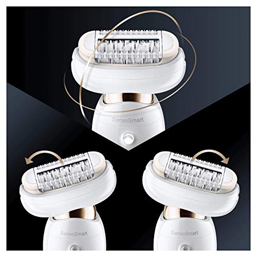 Braun Silk-épil 9 Flex 9100 Set de belleza, depiladora eléctrica mujer con cabezal flexible para depilación fácil, blanco