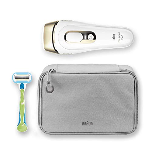 Braun Silk Expert Pro 5 PL5014 - Depiladora Luz Pulsada IPL, Depilación Permanente, Menos de 5 Min Ambas Piernas, Cara y Cuerpo, También para el Hombre