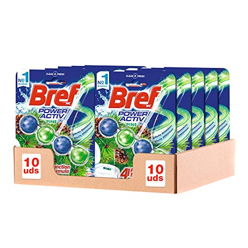 Bref Power Activ Natura Cesta WC - Pack de 10