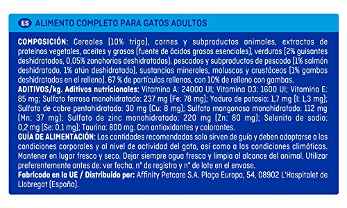 Brekkies Pienso para Gatos Delicious con una Selección de Pescado - 3000 gr