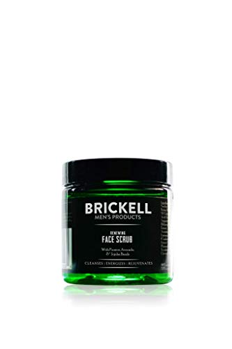 Brickell Men’s Products – Crema Exfoliante Facial Renovadora para Hombres – Crema Facial Exfoliante Natural y Orgánica – 59 ml