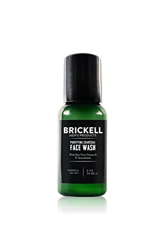 Brickell Men's Products – Gel Limpiador Facial Depurativo con Carbón para Hombres – Gel Limpiador Facial Natural y Orgánico – 59 ml