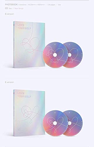 Bts Ámate a ti mismo BigHit respuesta [F Ver.] 2Cd+Photobook+Mini+libro+Photocard Sticker Pack+Poster doblada