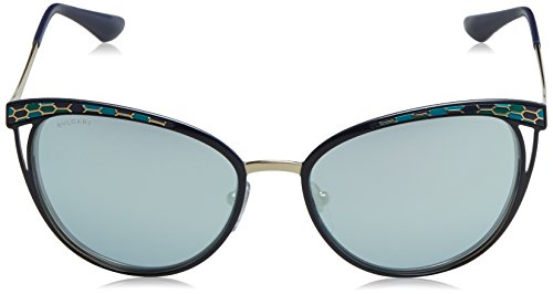 Bulgari 0Bv6083 20206J 56 Gafas de sol, Azul (Blute/Blue White), Unisex-Adulto