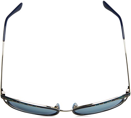 Bulgari 0Bv6083 20206J 56 Gafas de sol, Azul (Blute/Blue White), Unisex-Adulto