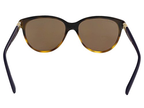 Bulgari 0BV8166B 537173 56 Gafas de sol, Azul (Top Blue On Havana/Brown), Mujer